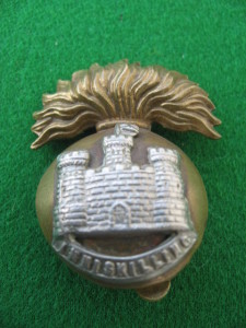 Royal Enniskillen Fusiliers old cap badge. (1402039) | Irish Historical ...