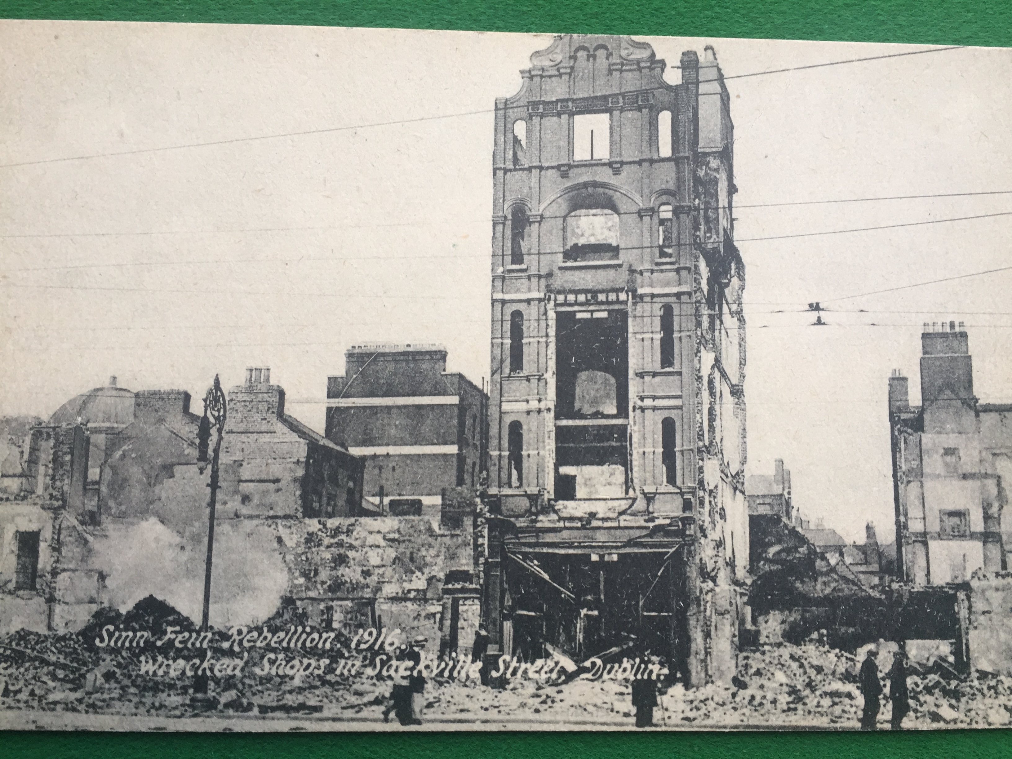 Marvellous detail showing the damage to the premises during the fighting around the GPO. 